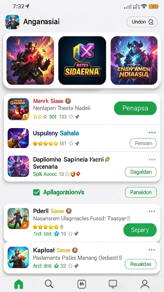 Tampilan antarmuka pengguna yang menarik dan intuitif.