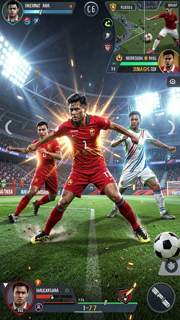 Grafis permainan yang memukau dan berkualitas tinggi.