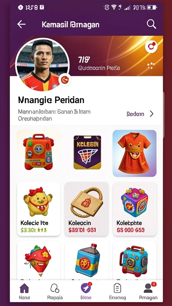 Hadiah menarik menunggu setiap pemain yang menyelesaikan tantangan.
