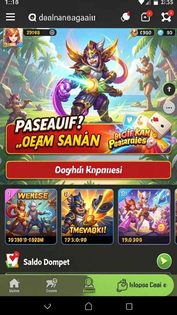 Mini game yang seru dan penuh tantangan.