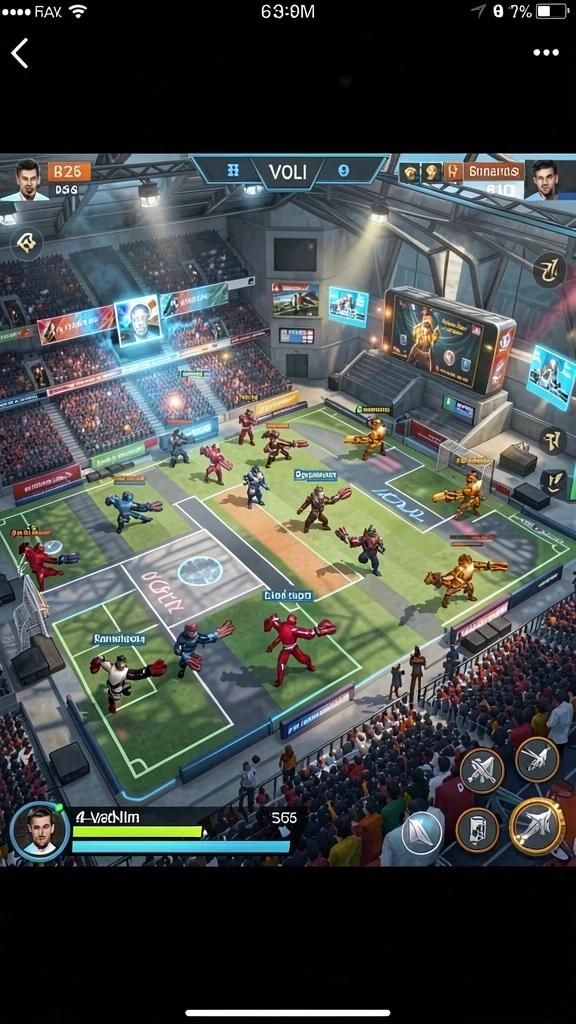Mode multiplayer yang memungkinkan bersaing dengan teman.