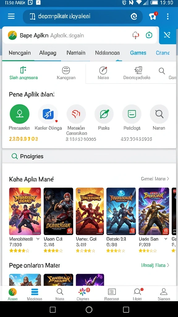 Berbagai permainan judi dengan grafis menarik.