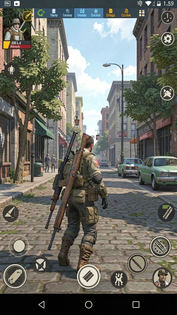 Screenshot menunjukkan momen seru dalam gameplay.