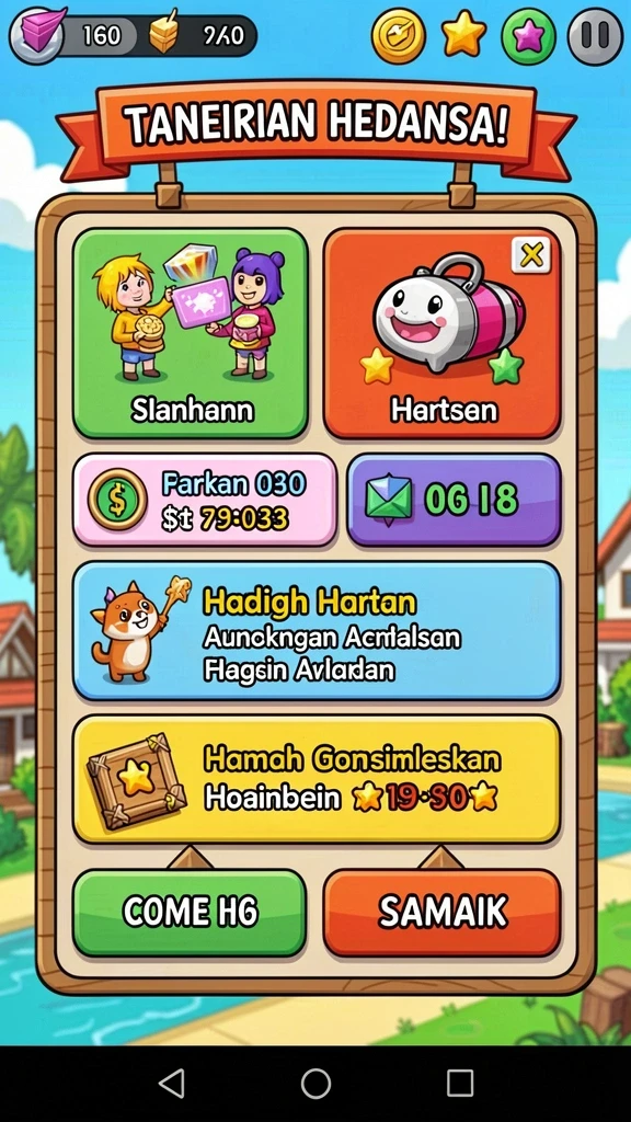 Fitur tantangan harian yang seru.
