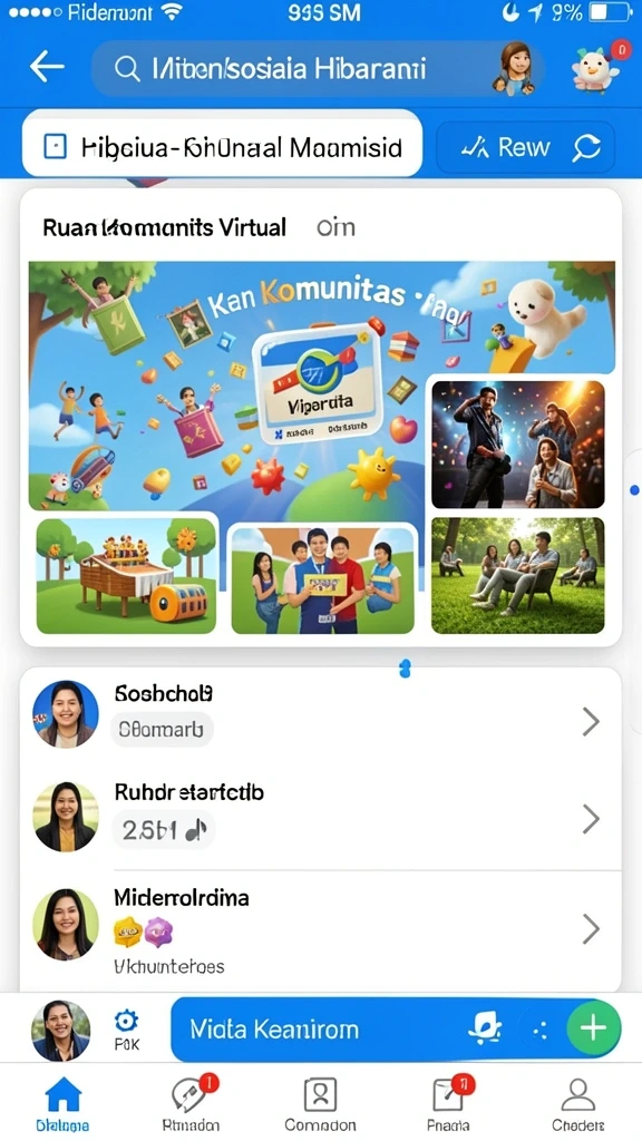 Contoh gameplay seru di arena pertempuran.