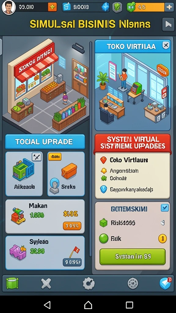 Tampilan antarmuka pengguna yang menarik dan intuitif.