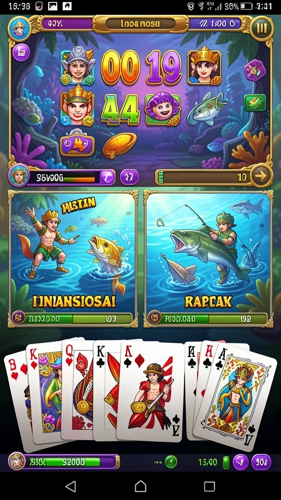 Screenshot IDNSCORE menampilkan tampilan permainan yang menarik.