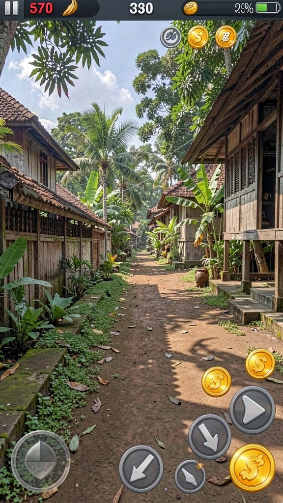 Tangkapan layar menunjukkan karakter yang sedang bertarung melawan monster.