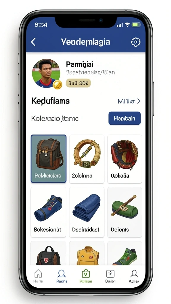 Tampilan antarmuka aplikasi yang modern dan user-friendly.