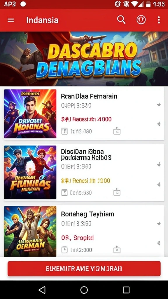 Layar interaksi multiplayer dengan teman-teman.