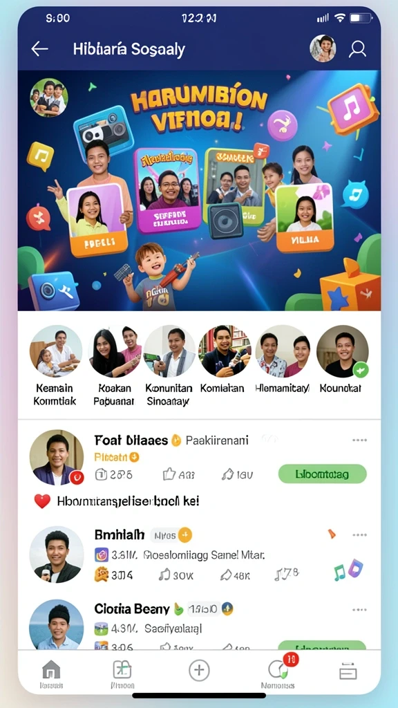 Komunitas aktif yang saling mendukung dan berbagi pengalaman.