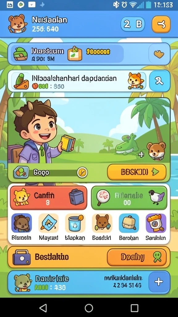 Karakter-karakter unik yang memperkaya pengalaman bermain.