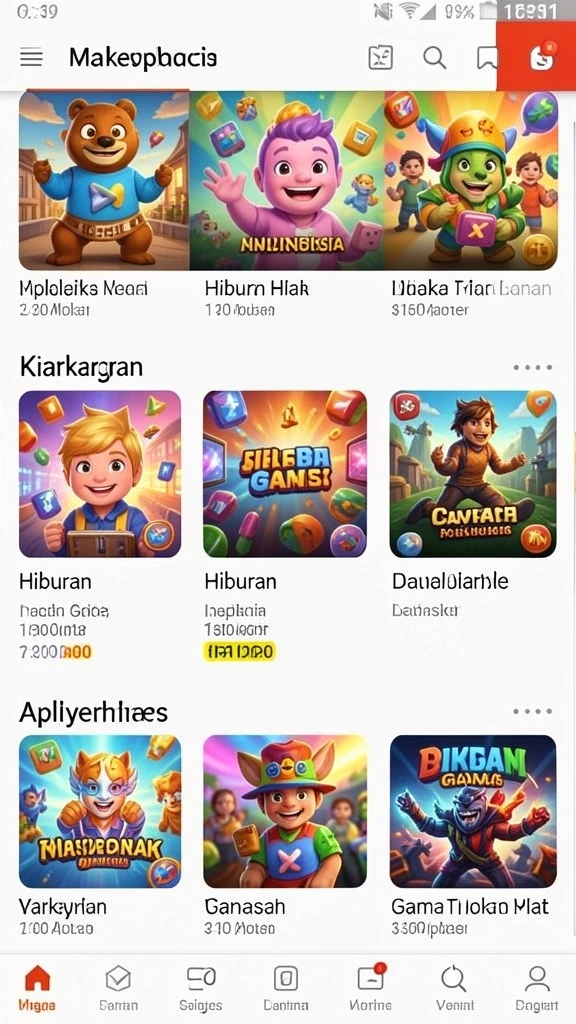 Level-level menantang yang membuat adrenalin meningkat.