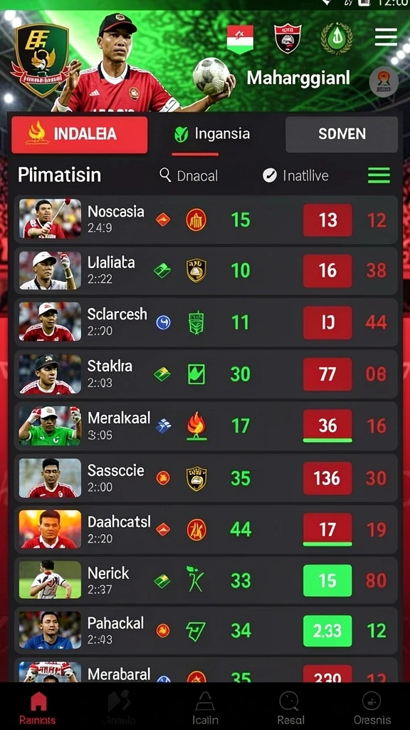 Tangkapan layar menunjukkan karakter unik yang dapat dipilih.