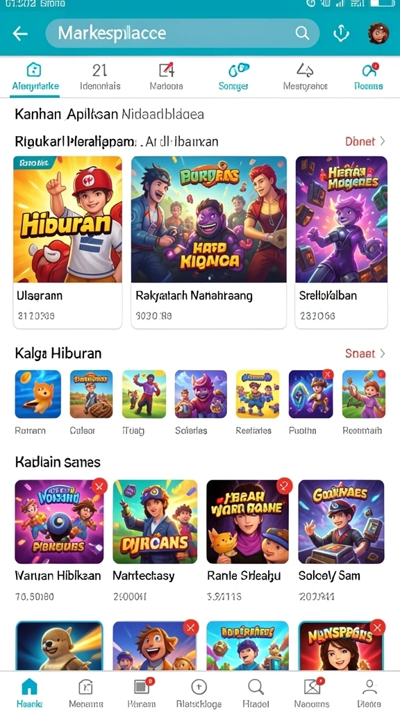 Fitur live draw untuk menyaksikan hasil undian langsung.