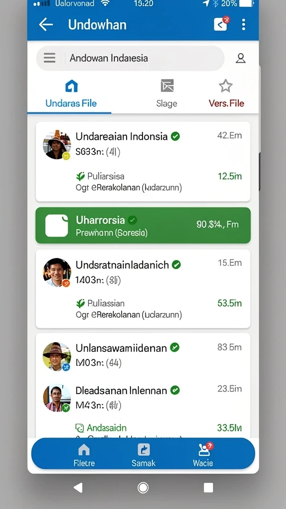 Tampilan antarmuka yang intuitif dan menarik.