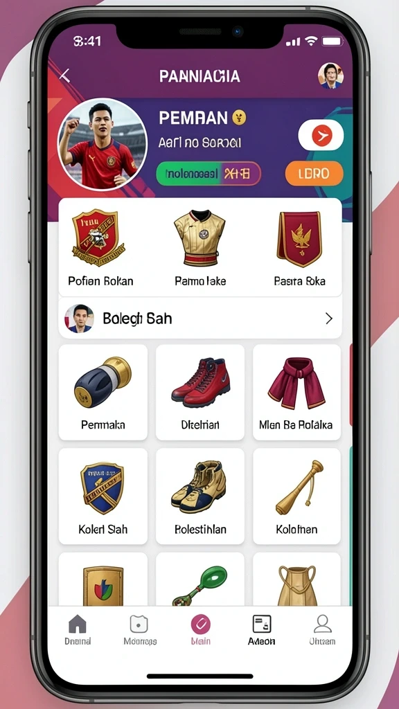 Tampilan awal yang menarik dan penuh warna.