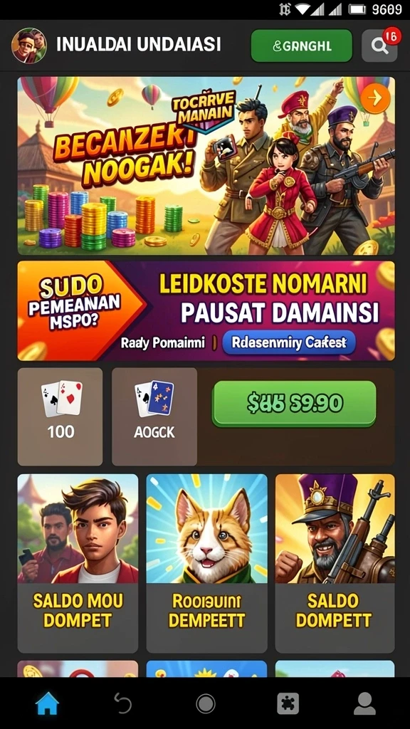 Tampilan antarmuka yang sederhana dan mudah dinavigasi.