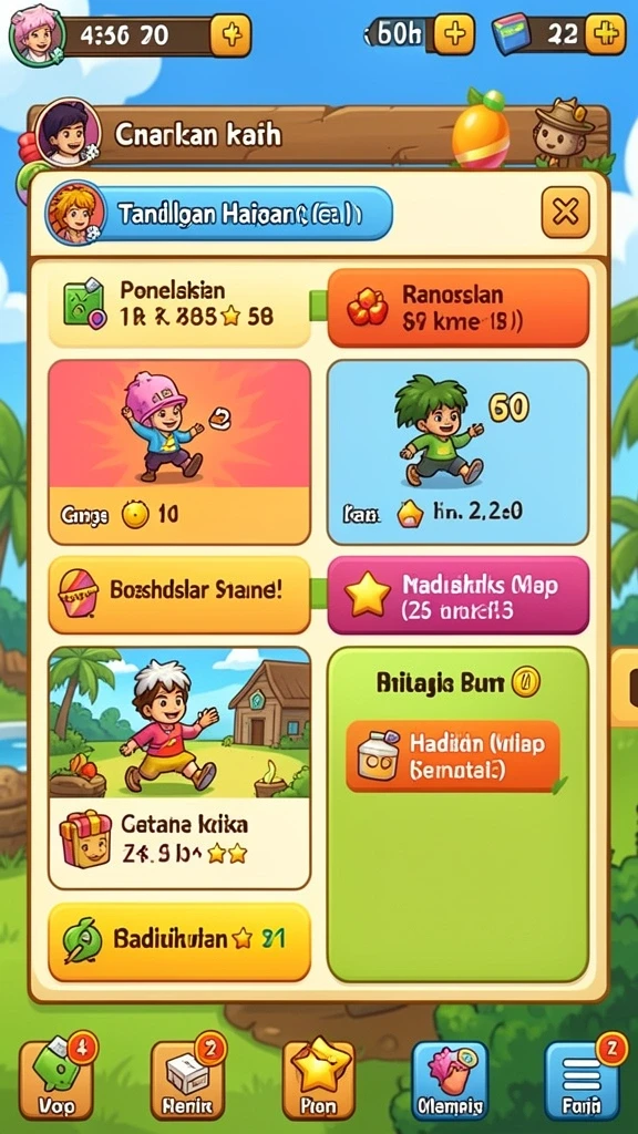 Tangkapan layar menunjukkan pertempuran epik dengan musuh yang menantang.