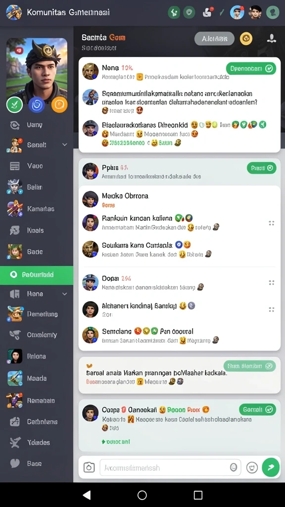 Halaman profil pengguna yang informatif dan lengkap.