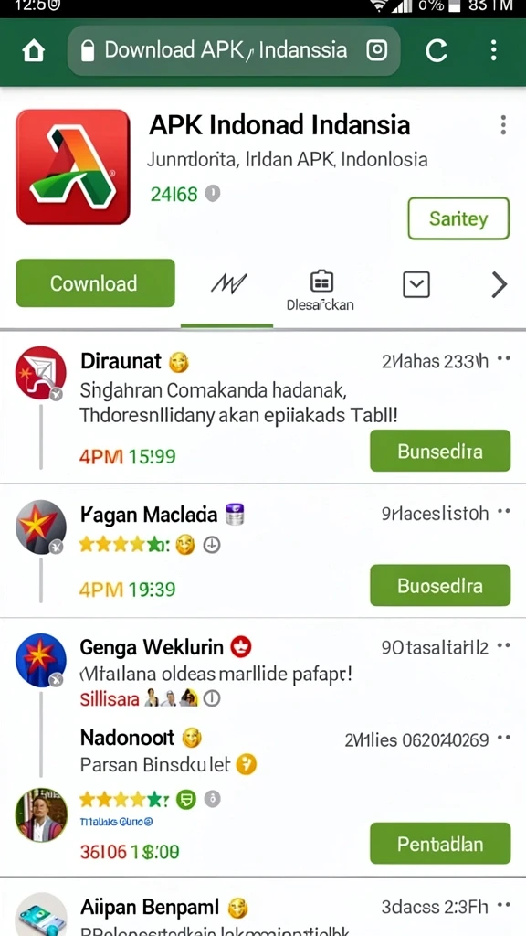 Tampilan awal permainan yang menarik dan interaktif.