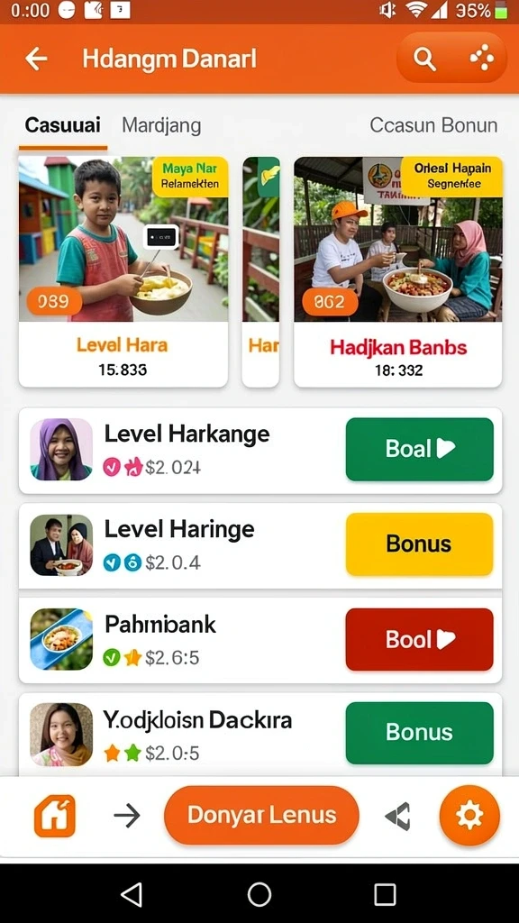 Aksi pertarungan seru dalam gameplay yang cepat.