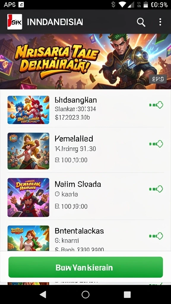 Tampilan karakter utama yang mengesankan.