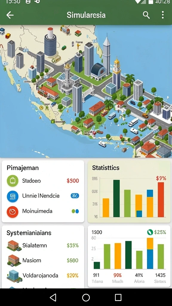 Ilustrasi karakter utama dalam aksi menantang.