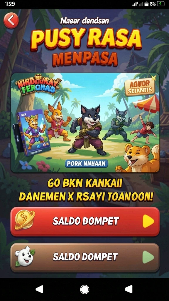 Screenshot menunjukkan grafik yang memukau dan detail karakter.