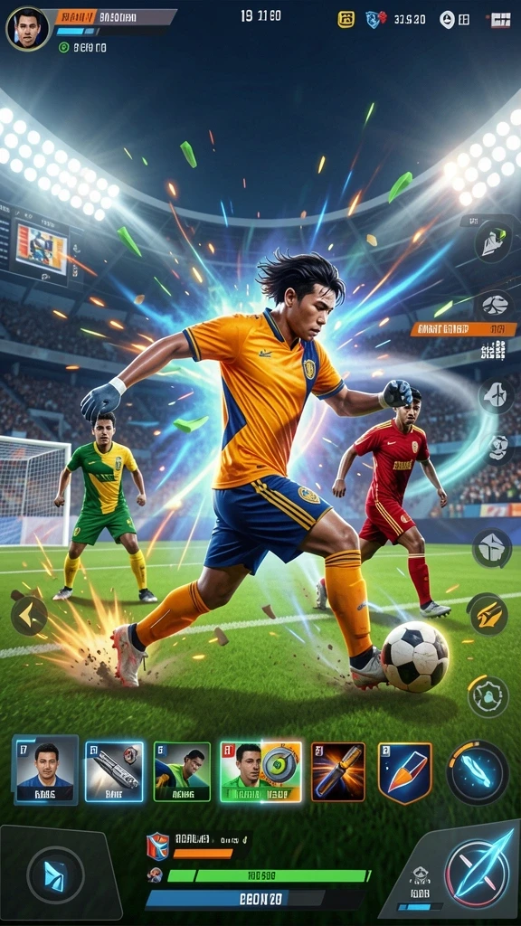 Tampilan karakter samurai yang keren dan beragam.