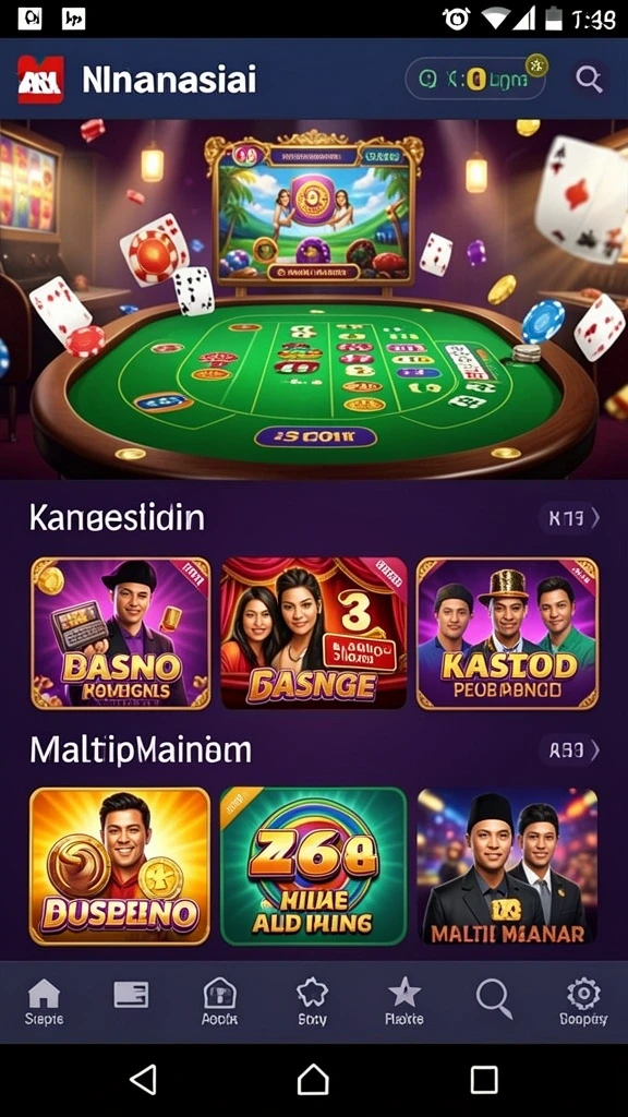 Fitur interaksi sosial dengan pemain lain.