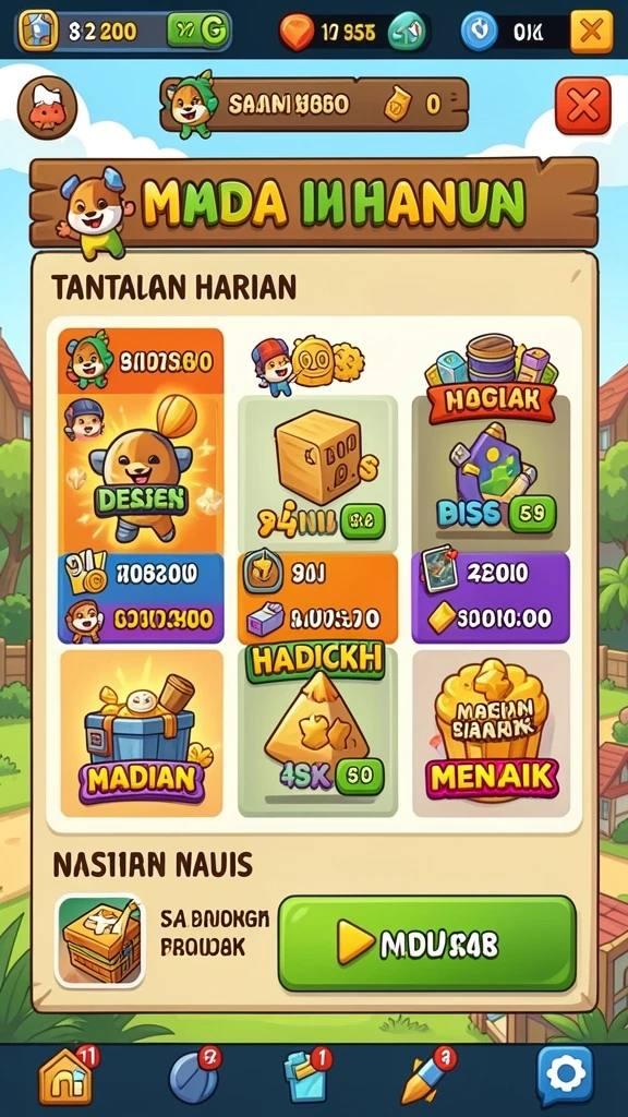 Tampilan awal SIGNATURE77 yang menarik.