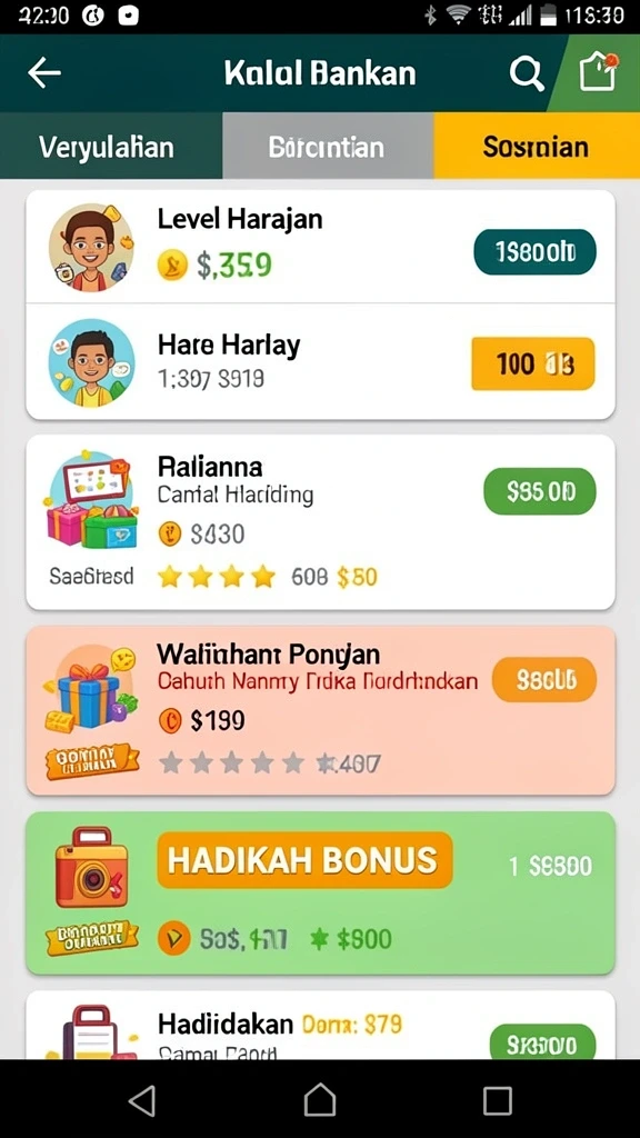 Tangkapan layar menunjukkan tampilan dunia yang penuh warna.