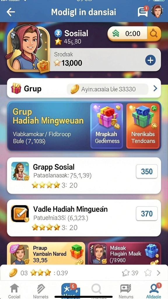 Menu navigasi yang intuitif dan mudah dimengerti.
