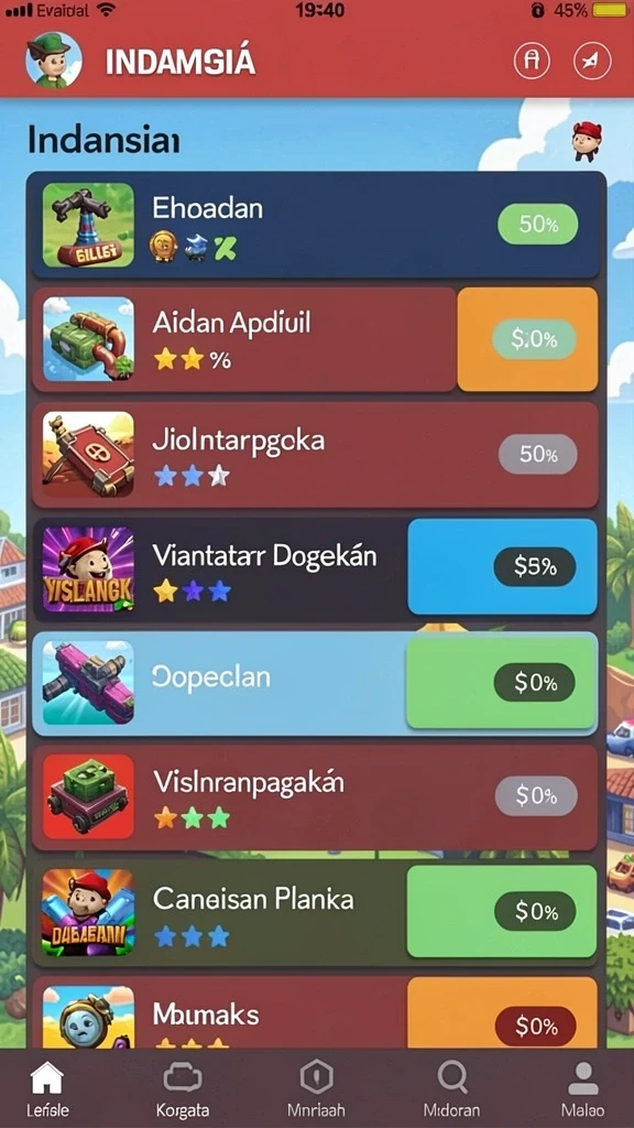 Deskripsi karakter unik yang bisa dimainkan.