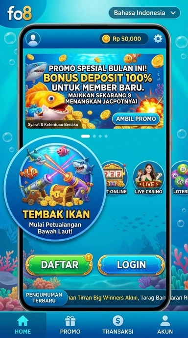 fo8 — layar beranda